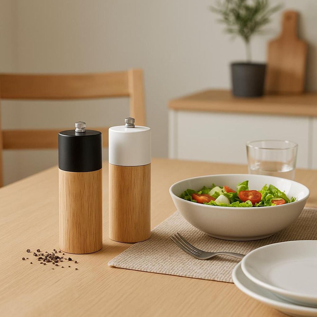 DAY - Set de Molinillos de Sal y Pimienta de Madera DAY