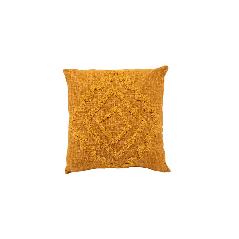 ATMOSPHERA - Cojin Inca Algodon Y Poliester 40x40 Ocre Atmosphera
