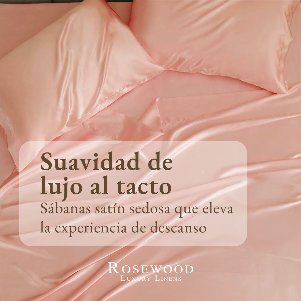 ROSEWOOD - Sabanas Satin Rosewood Ultra Suaves Juego Completo - King