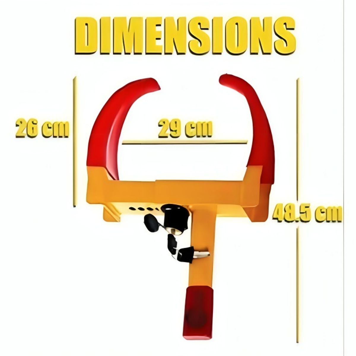 OEM - Candado Rinoceronte Abrazadera Bloqueo Neumatico