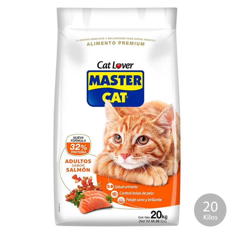 MASTER CAT - Master Cat Alimento Gato Adulto Salmon 20 Kg