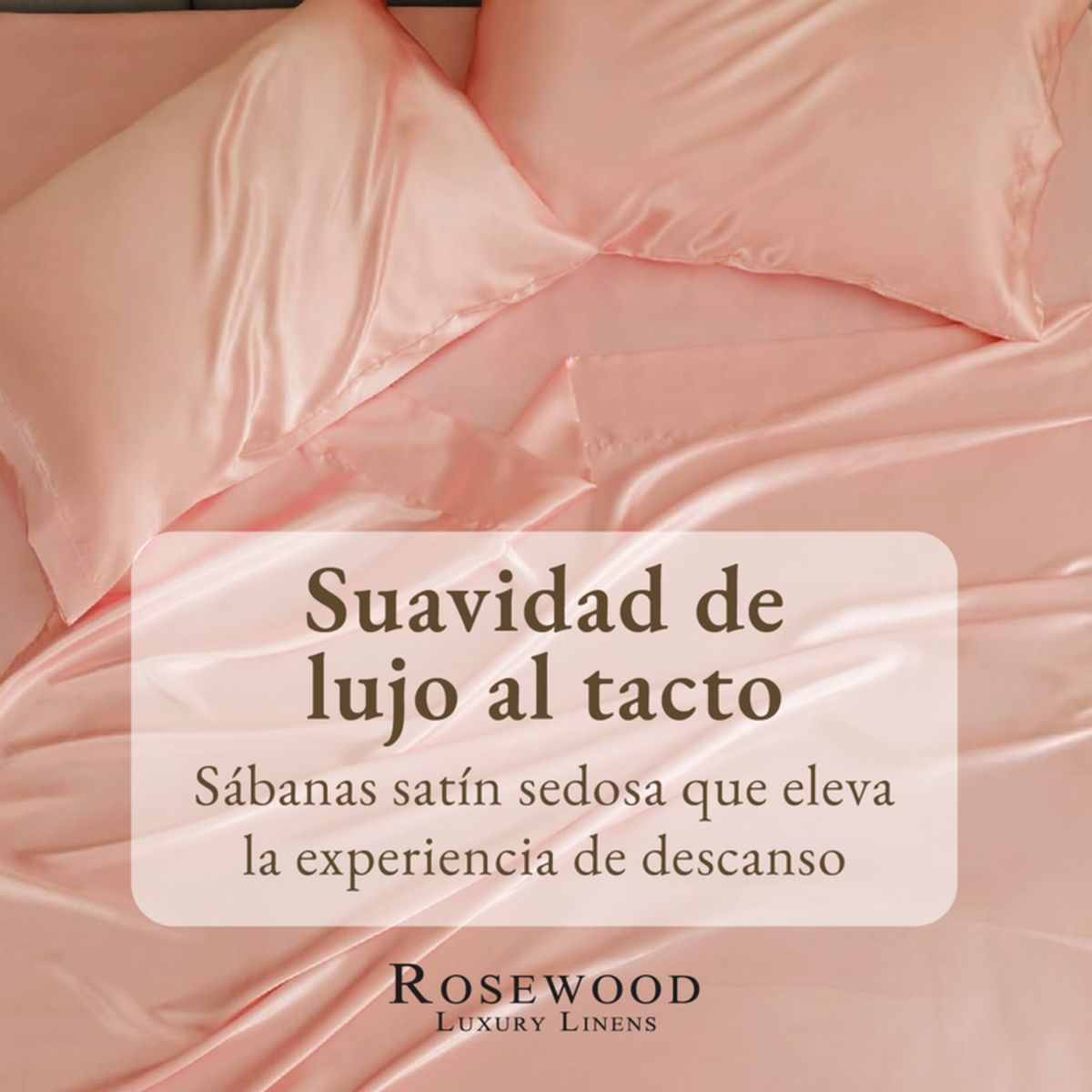 ROSEWOOD - Sabanas Satin Rosewood Ultra Suaves Juego Completo - 2 Plazas