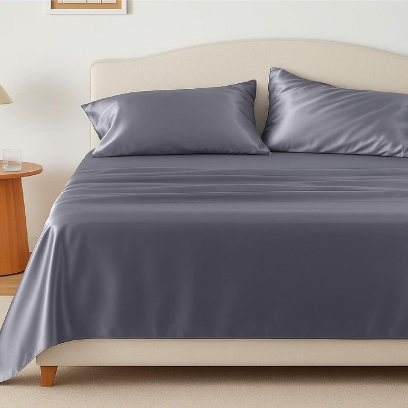 ROSEWOOD - Sabanas Satin Rosewood Ultra Suaves Juego Completo - Coral - 2 Plazas