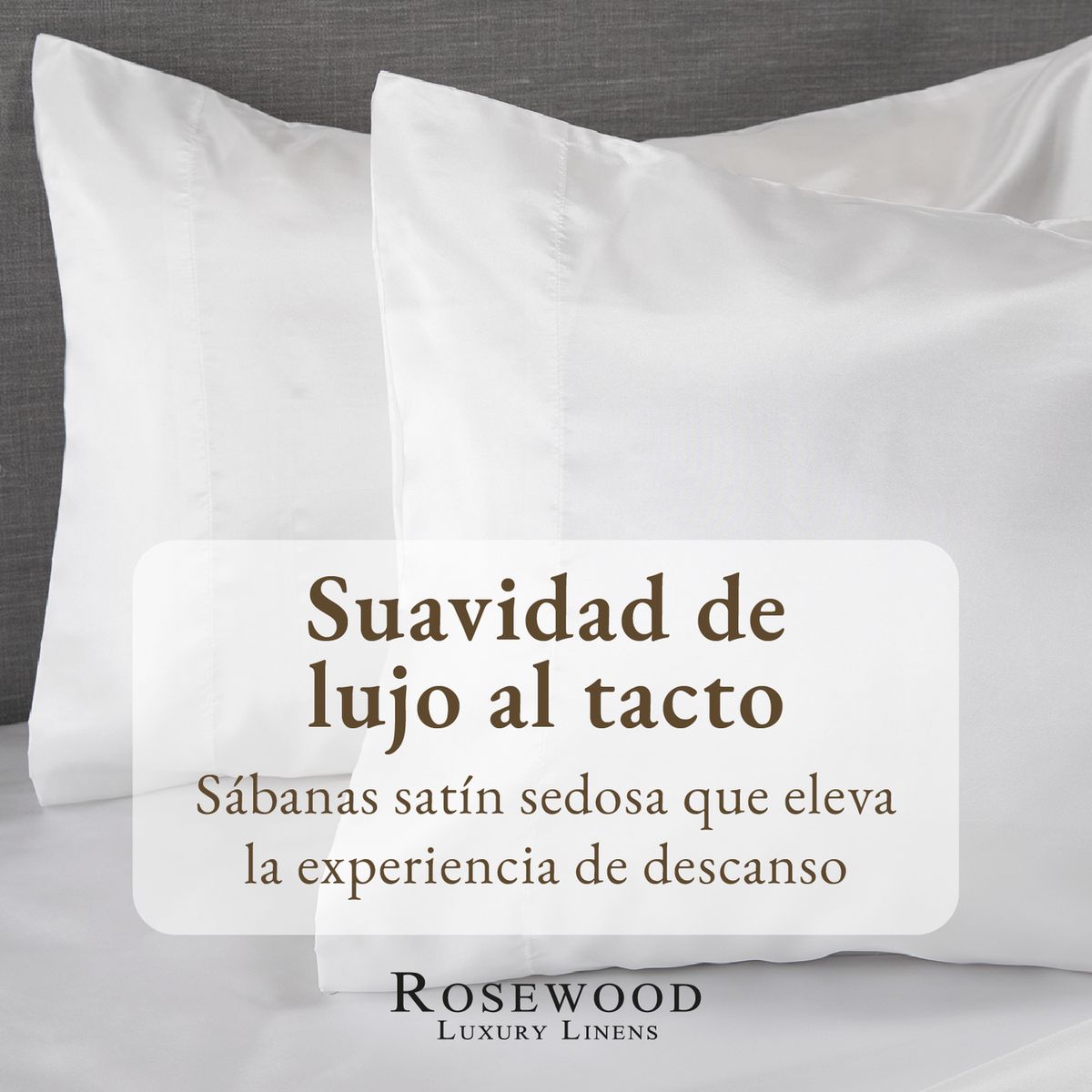 ROSEWOOD - Sabanas Satin Rosewood Ultra Suaves Juego Completo - 2 Plazas