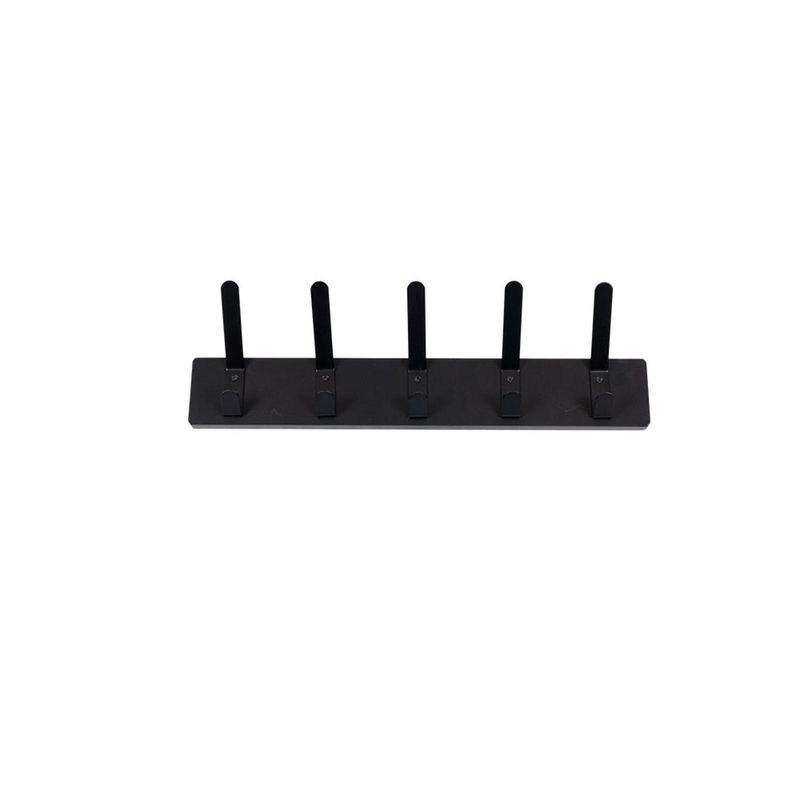 DAY - Perchero de Pared 5 Ganchos Negro DAY