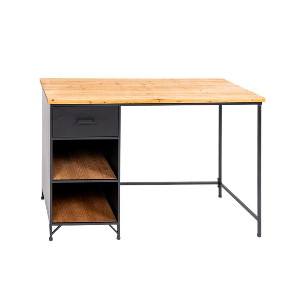 5FIVE - Escritorio Estilo Industrial con Cajón y Repisas 5Five