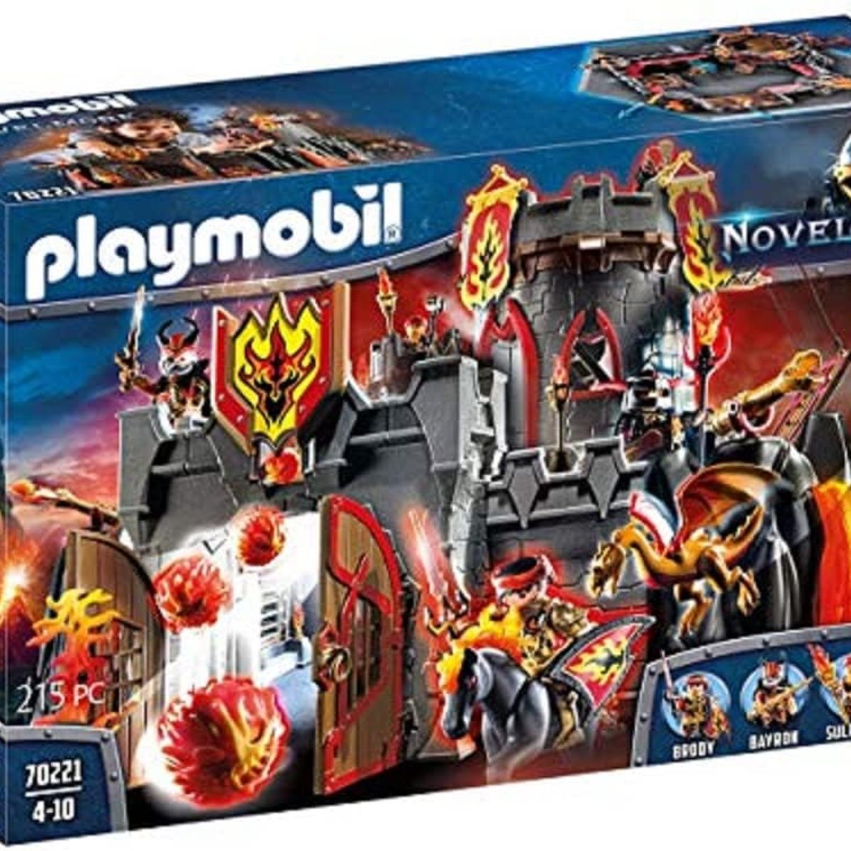PLAYMOBIL - PLAYMOBIL FORTALEZA DE LOS BANDIDOS DE BURNHAM PM70221