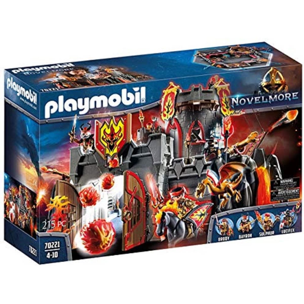 PLAYMOBIL - PLAYMOBIL FORTALEZA DE LOS BANDIDOS DE BURNHAM PM70221