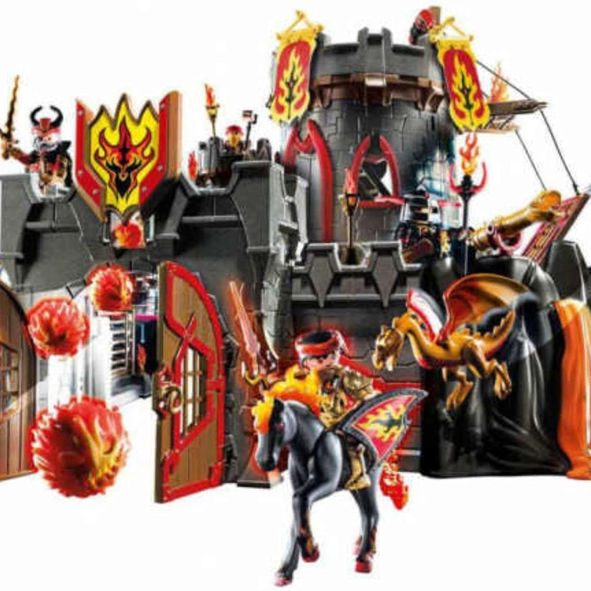 PLAYMOBIL - PLAYMOBIL FORTALEZA DE LOS BANDIDOS DE BURNHAM PM70221