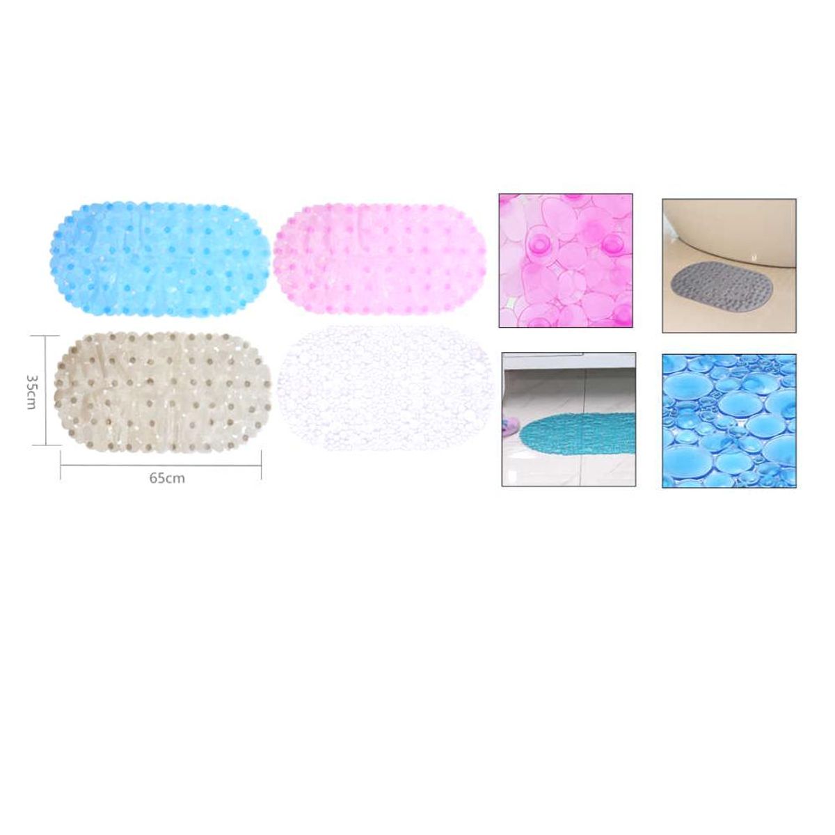 GENERICO - Alfombra Para Baño Antidelizante