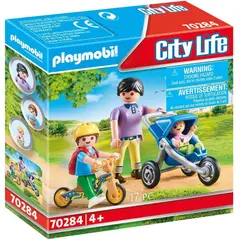 PLAYMOBIL - MADRE CON HIJOS PM70284