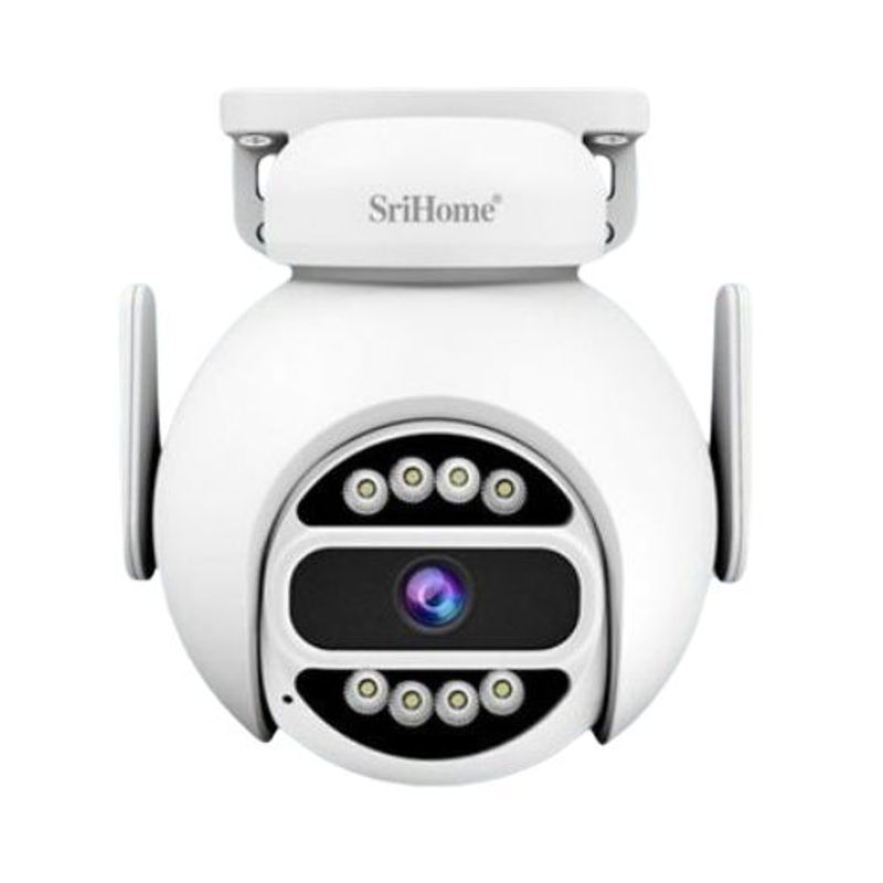SRIHOME - Cámara IP PTZ Srihome SH047 4MP 1440p WiFi 5G Exterior Doble Banda