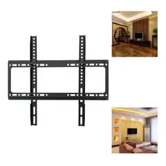 GENERICO - Soporte Tv Pared Muro Lcd Led Fijo 26 A 63 Pulgadas 50kg Color Negro