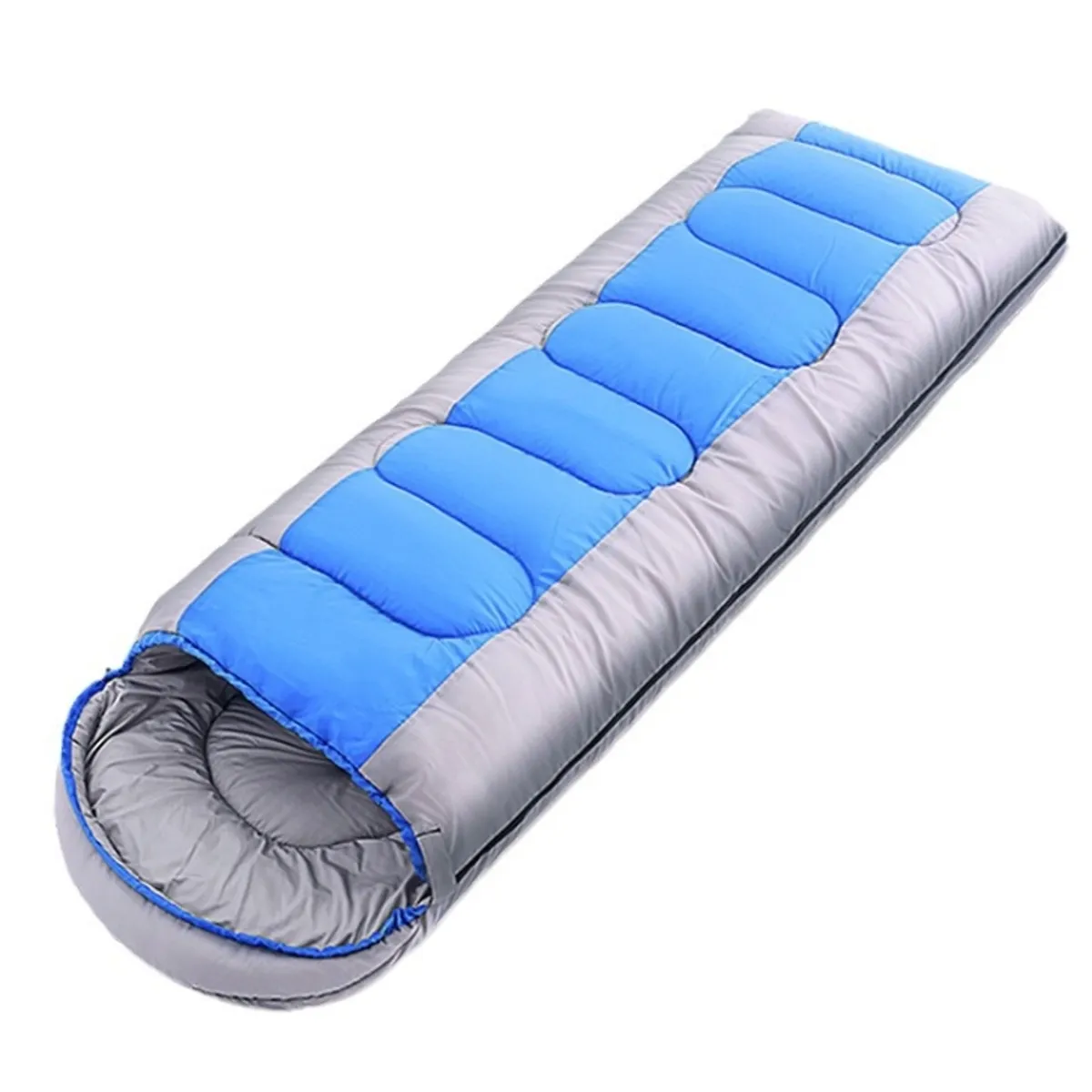 HOMER OUTDOOR - Saco De Dormir Para Aventuras Al Aire Libre 1800g Homer Azul Izquierdo