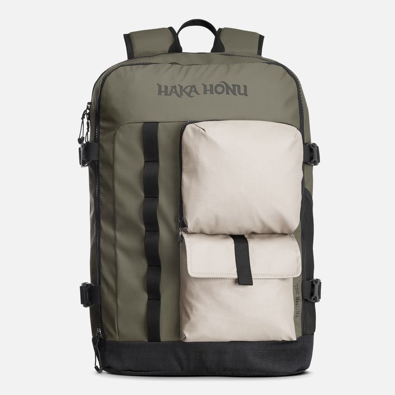 HAKA HONU - Mochila Trome 28L Verde Grisaceo Haka Honu