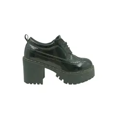 HERIEL - Zapato Negro Plataforma Mujer