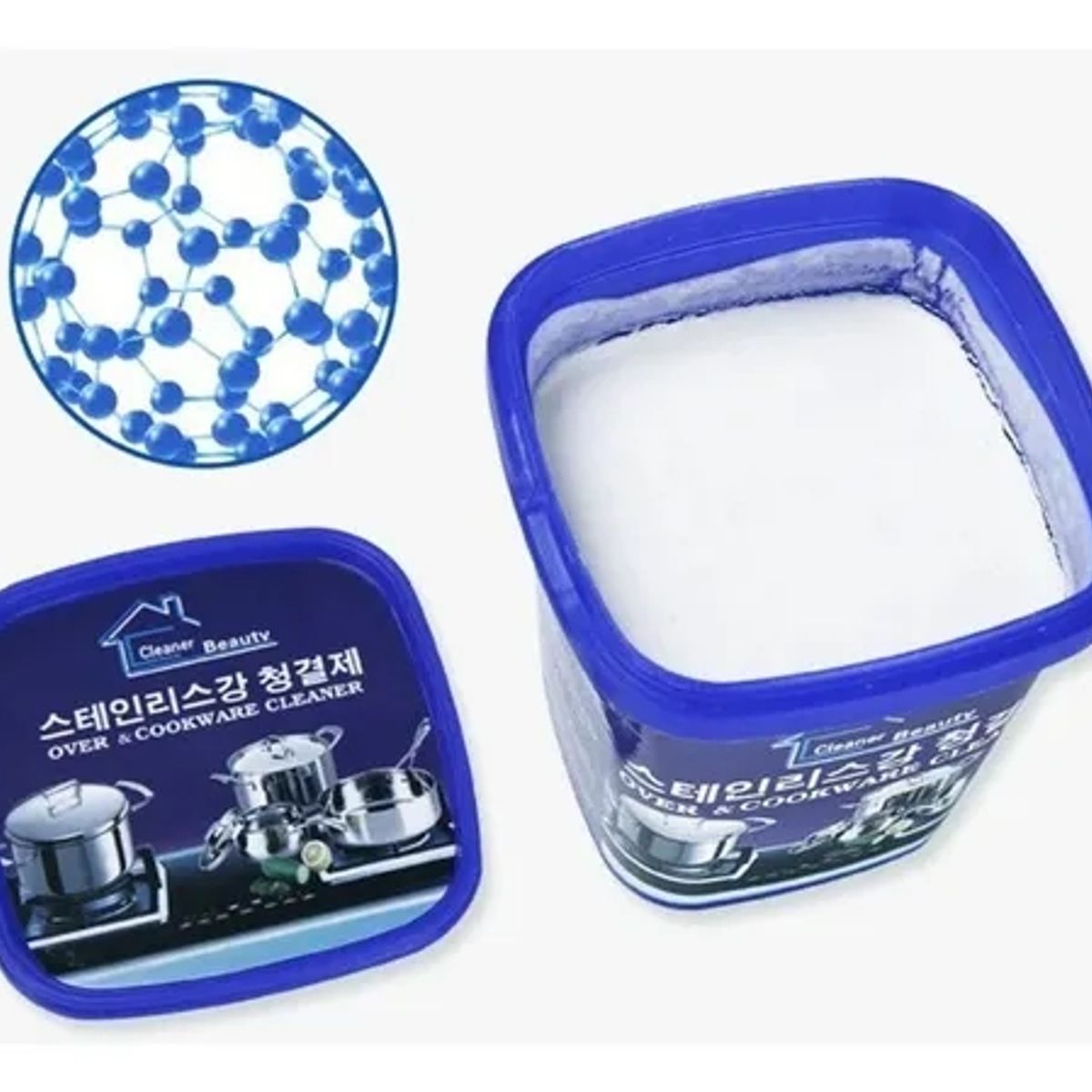 GENERICO - Limpia Olla Multiuso Pasta Crema Magic Limpiador Acero Hogar