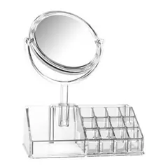 GENERICO - Organizador De Maquillaje Cosmetiquero Joyero Espejo