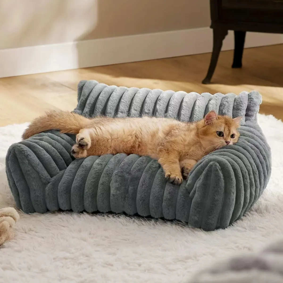 HOMER OUTDOOR - Cama  Para Gatos Y Perros Homer Outdoor Sofá Mediana Gris
