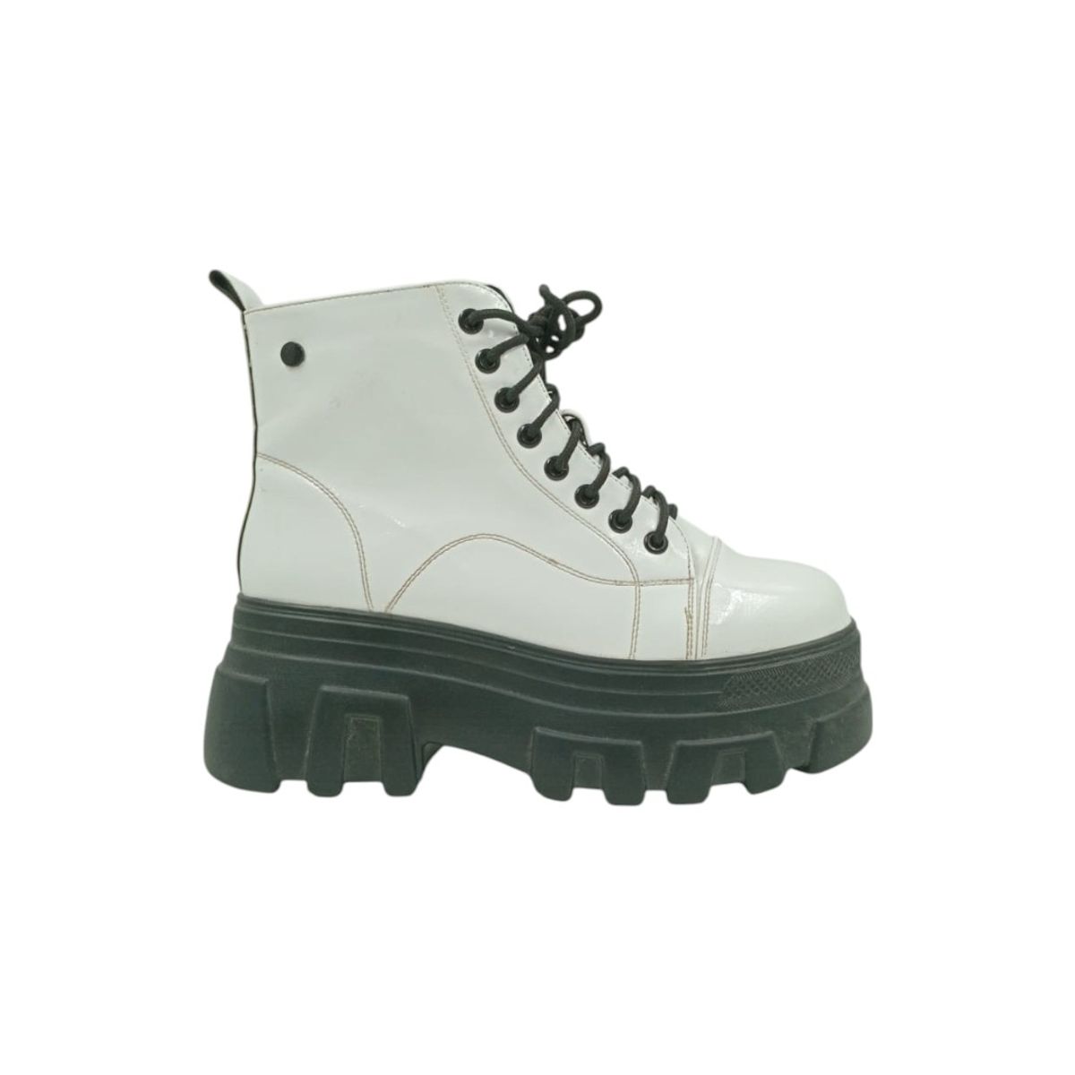 HERIEL - Botín Blanco Plataforma Mujer