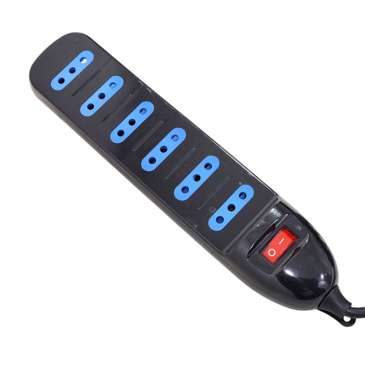 TECMASTER - Alargador Eléctrico 6Pos 3mt Switch Tm-800100bk Tecmaster.