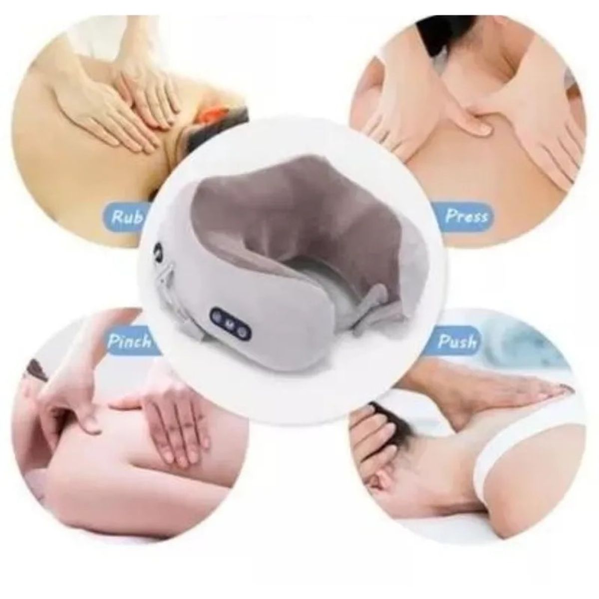 GENERICO - Masajeador de Almohada Cervical Recargable