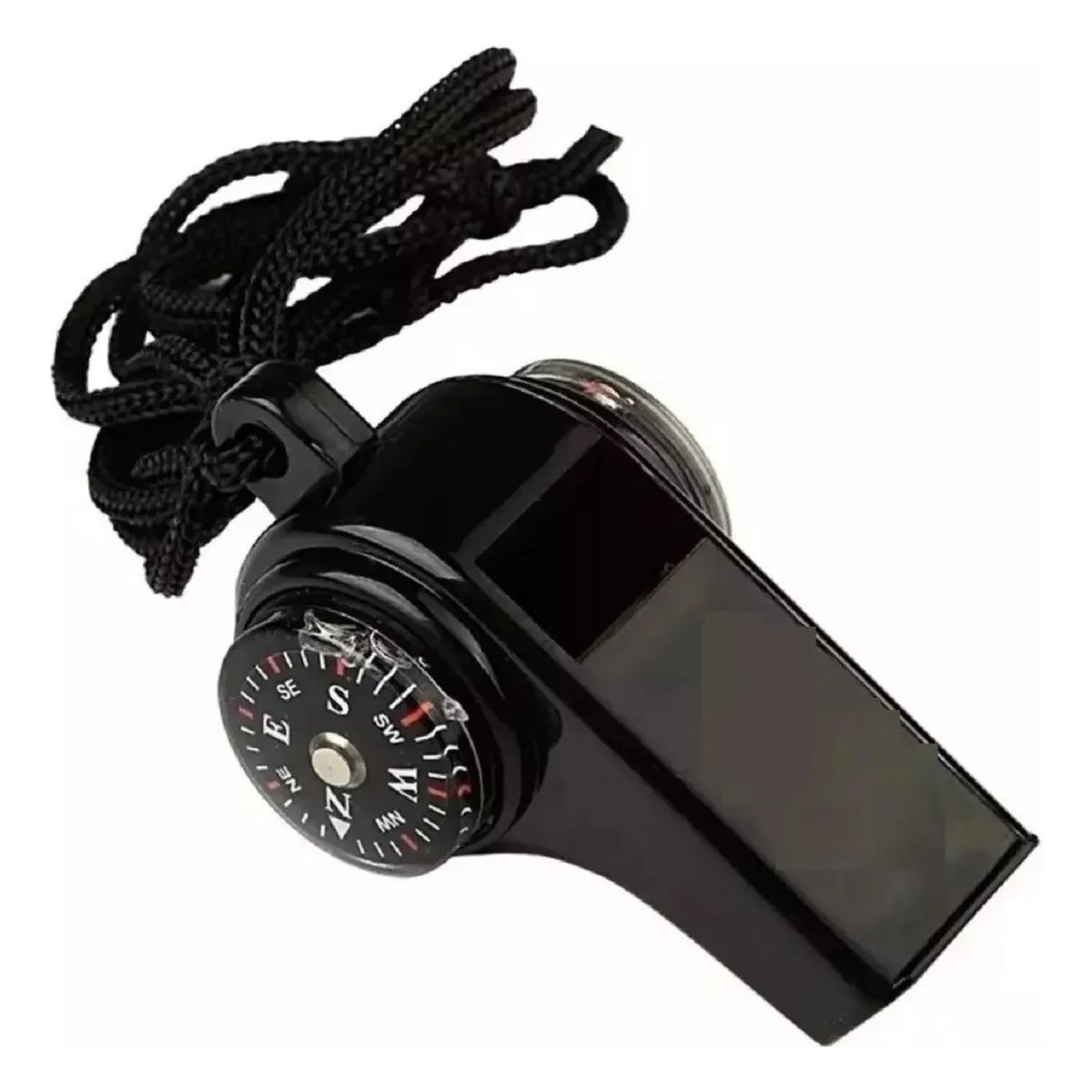 GENERICO - Brujula Militar Temperatura 3en1 Silbato Supervivencia