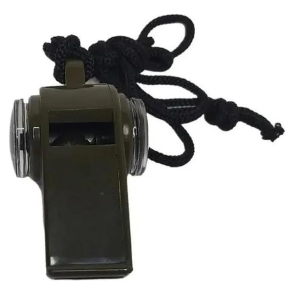 GENERICO - Brujula Militar Temperatura 3en1 Silbato Supervivencia