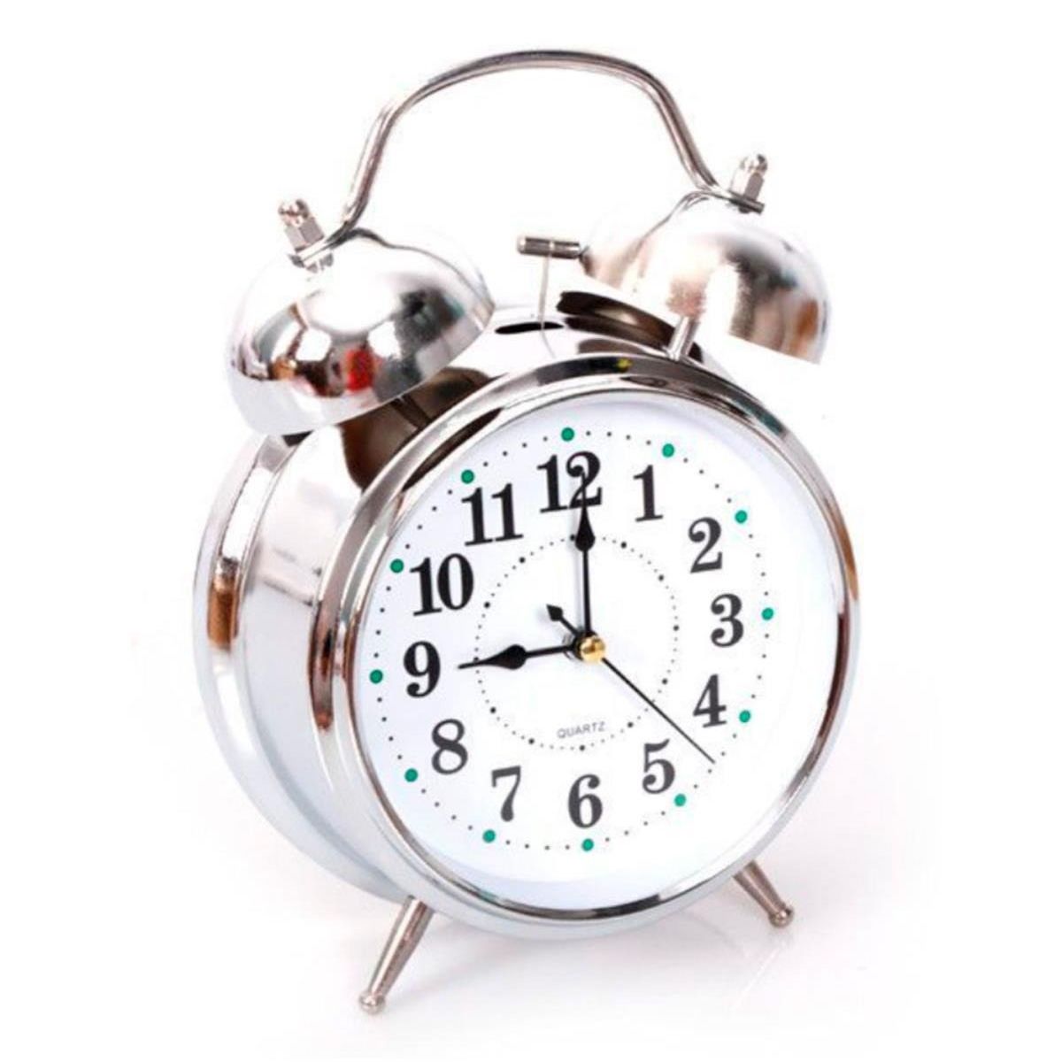 GENERICO - Reloj Despertador Campanilla Clásico