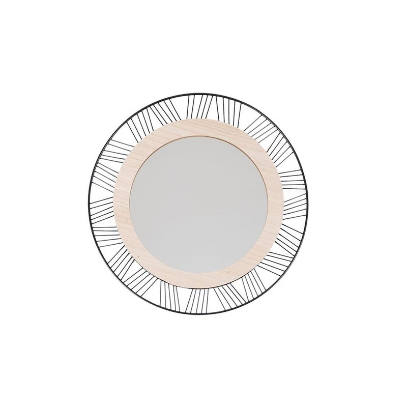 ATMOSPHERA - Espejo Joe Diametro 45 Cm Metal y MDF Atmosphera
