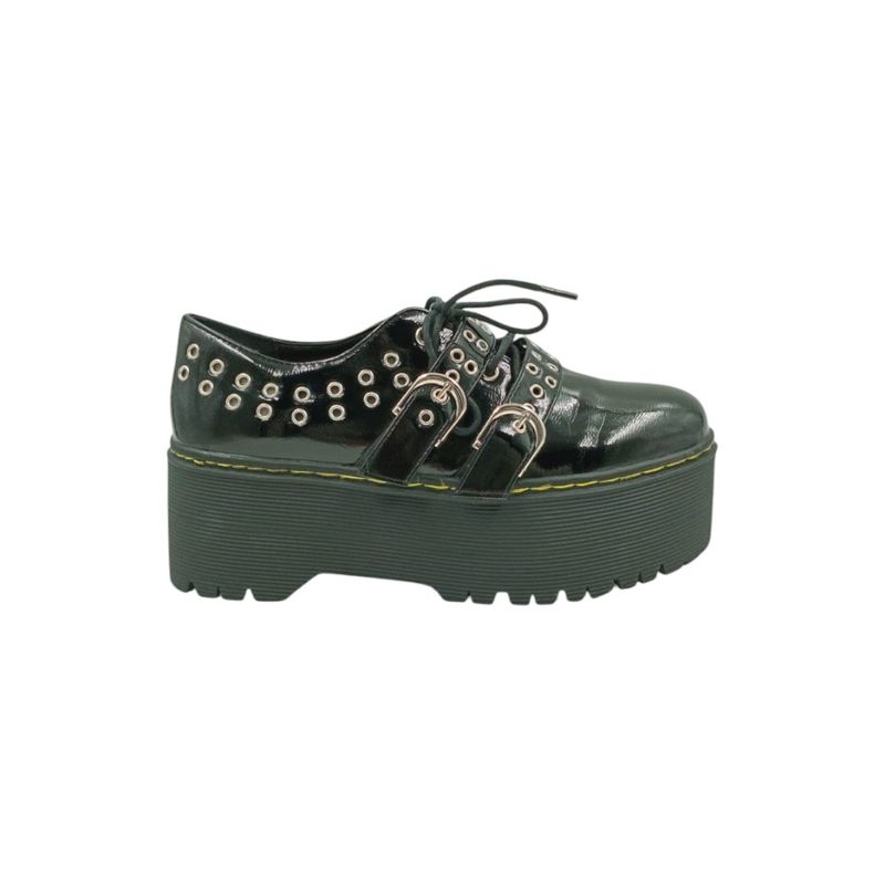 HERIEL - Zapato Negro Plataforma Mujer