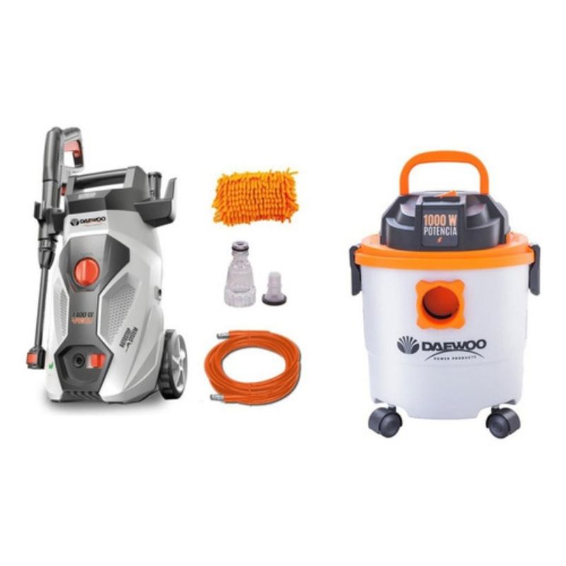 DAEWOO - Combo Hidrolavadora 1400w + Aspiradora Tacho 15l Daewoo