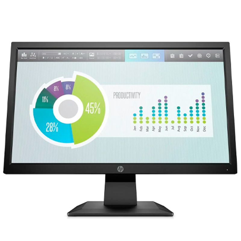 HP - Monitor HP P204v 195 HD+ 1600x900 HDMI VGA