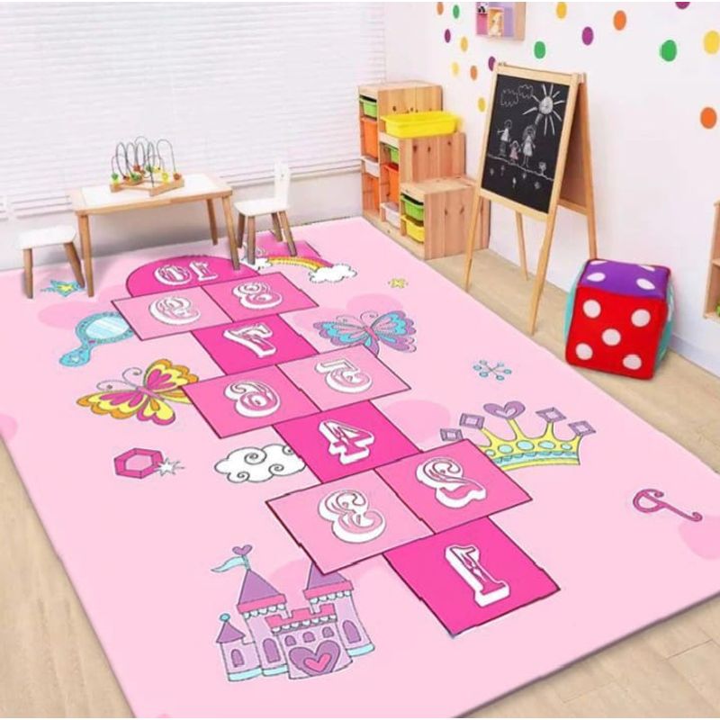 GENERICO - ALFOMBRAS ANTIDESLIZANTES CON DISEÑOS INFANTILES 3D