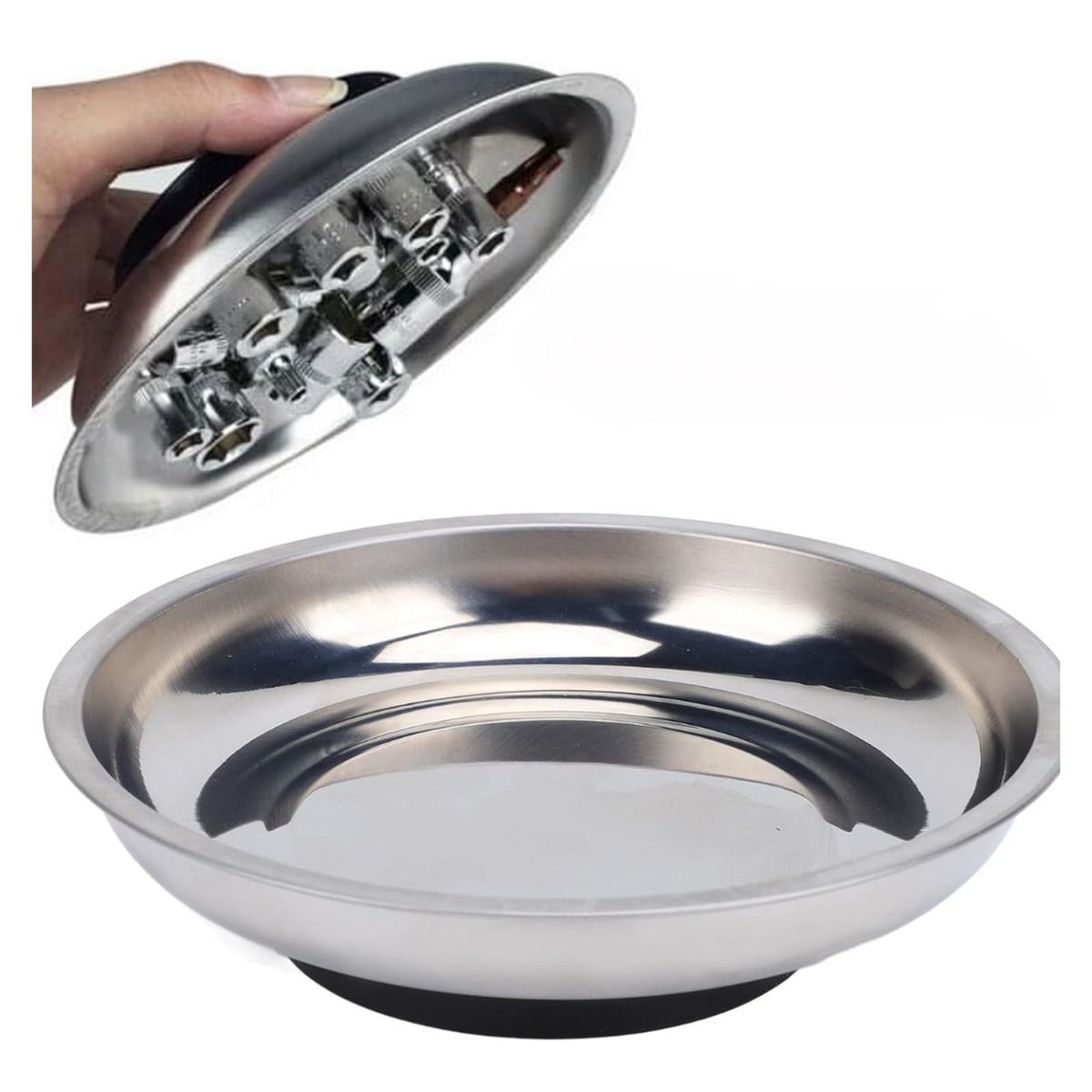 GENERICO - Bandeja Magnética Redonda Herramientas