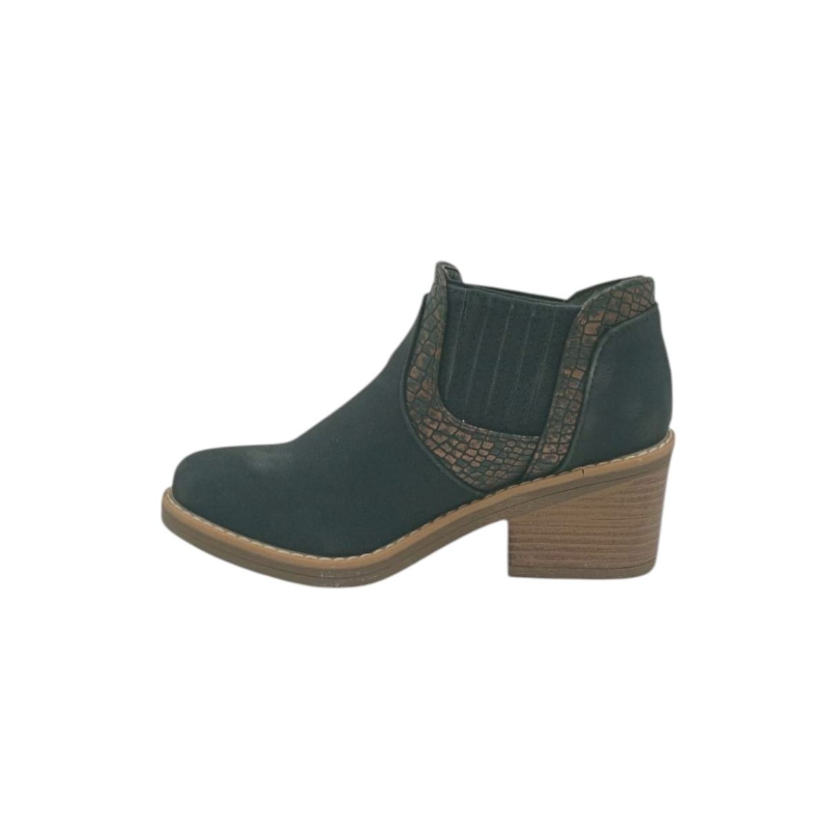 HERIEL - Botín Negro Taco Mujer