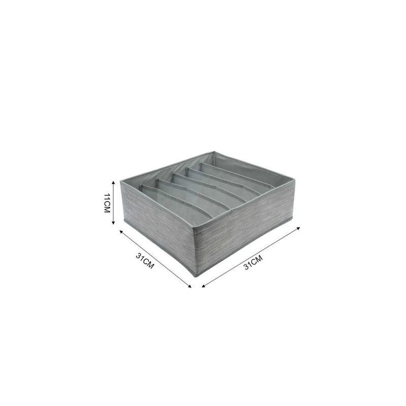 GENERICO - ORGANIZADOR DE ROPA INTERIOR 6 COMPARTIMENTOS 31CM