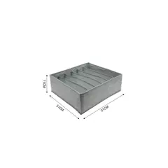 GENERICO - ORGANIZADOR DE ROPA INTERIOR 6 COMPARTIMENTOS 31CM