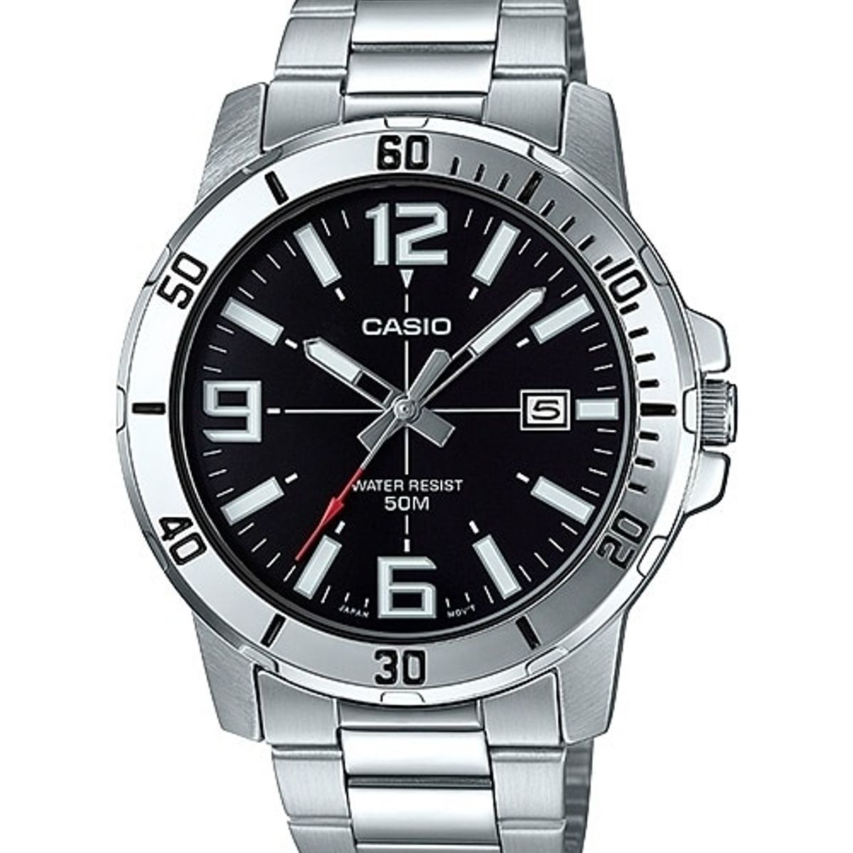 CASIO - RELOJ CASIO MTPVD01D-1Bv HOMBRE METAL ANALOGO