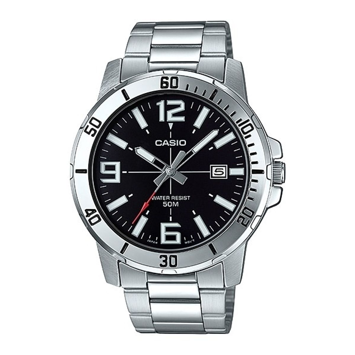 CASIO - RELOJ CASIO MTPVD01D-1Bv HOMBRE METAL ANALOGO