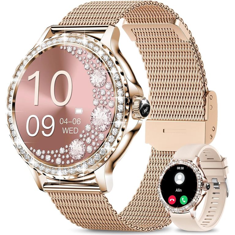Reloj Inteligente Mujer Elegante Smartwatch Bluetooth Call