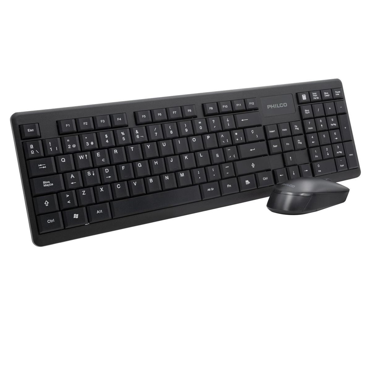PHILCO - COMBO INAL MOUSE + TECLADO SPT6314 NEGRO