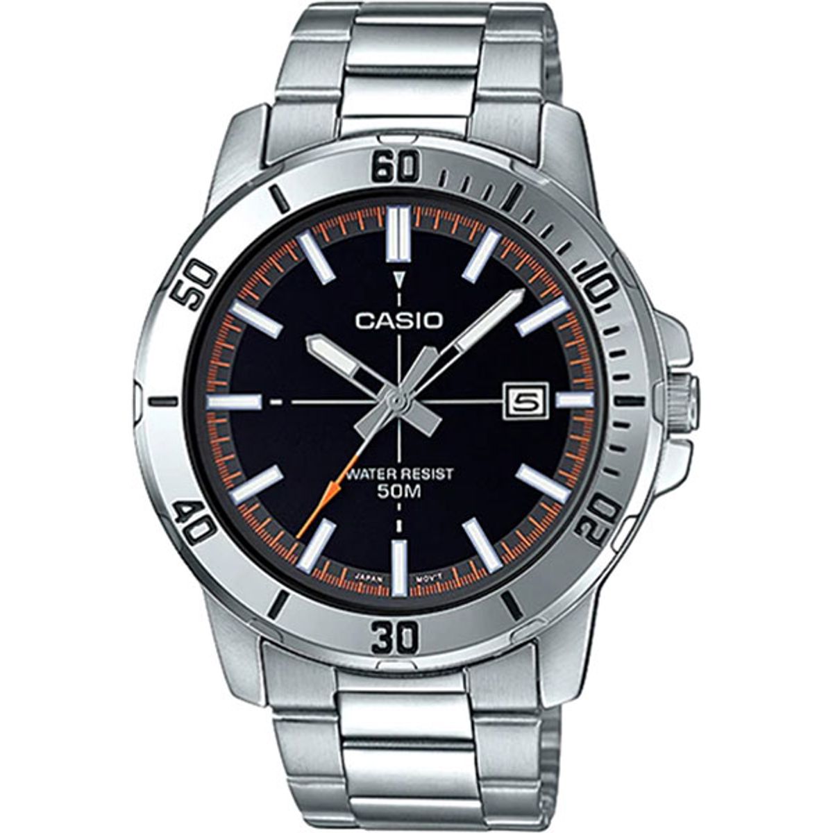 CASIO - reloj casio mtpvd01d-1e2 hombre analogo metal