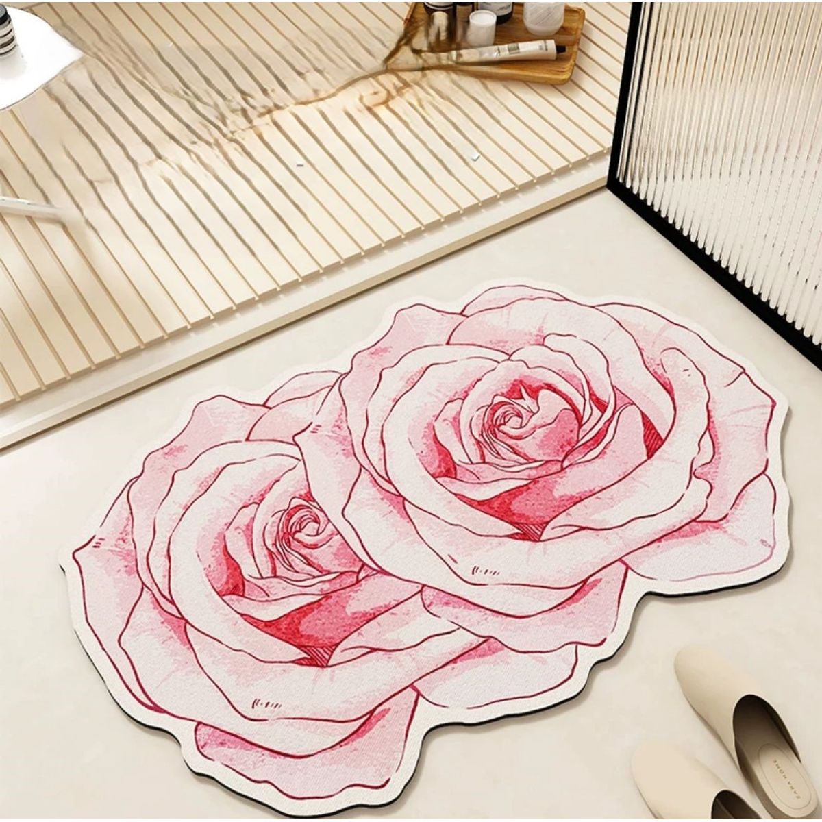 GENERICO - BELLAS ALFOMBRAS SALIDA DE DUCHA TIPO LUJO CHANNEL  50*80