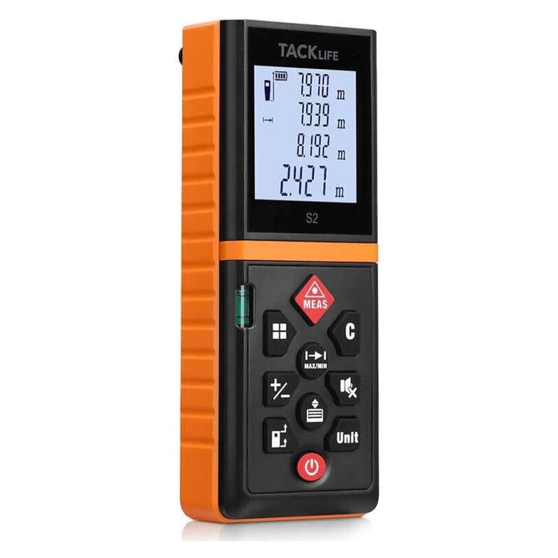 TACKLIFE - Tacklife S2 Medidor de distancia Láser 40 mts