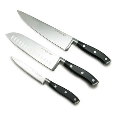 Imagen 2 del producto Set Cuchillo + Block Magnético Color Plateado-negro