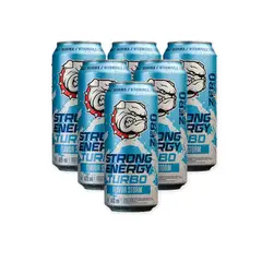 STRONG - PACK 6 ENERGETICAS ENERGY TURBO 473ML STORM - STRONGEST