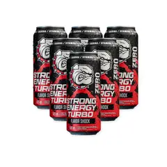 STRONGEST - PACK 6 ENERGETICAS ENERGY TURBO 473ML SHOCK -