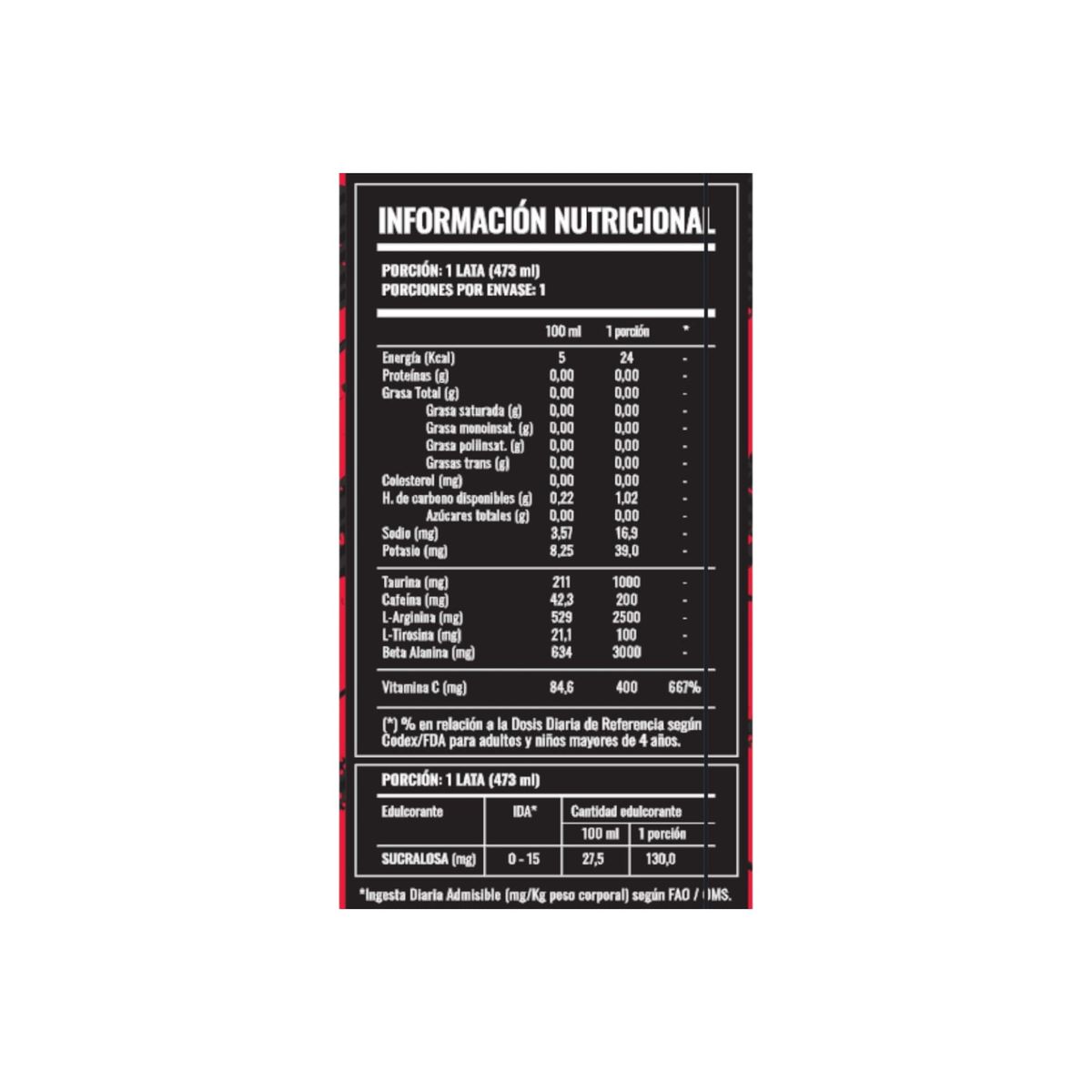 STRONGEST - PACK 6 ENERGETICAS ENERGY TURBO 473ML SHOCK - STRONGEST