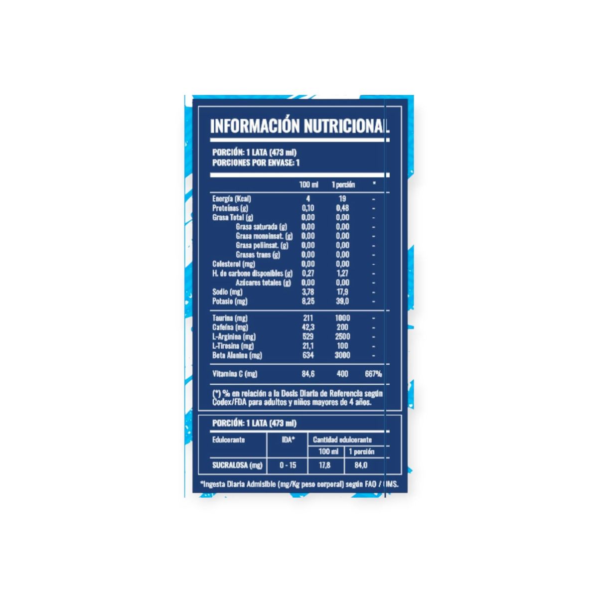 STRONG - ENERGETICA ENERGY TURBO 473ML STORM - STRONGEST